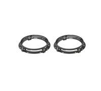 ZCera Montaje de faros Faros LED DRL 7 Pulgadas Para Jeep Para Wrangler TJ JK LJ CJ Faro Delanteros(Black bracket)