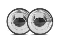 ZCera Montaje de faros Para Pontiac G8 2008-2009 G6 2010 Todos Los Modelos Luz Cruce LED Antiniebla Lámpara Conducción Faro Delanteros(Plata)