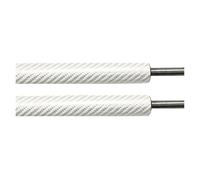 ZCera Muelle neumático Maletero Amortiguador Portón Trasero con Soporte Elevación Gas para Mazda para CX-5 (KE) SUV 2012-2017 Resorte de Gas Maletero(Silver Carbon Fiber)