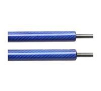 ZCera Muelle neumático Maletero para Serie 3 Compact E46 Hatchback 2001-2004 con Resorte Soporte Elevación Gas para Maletero Resorte de Gas Maletero(Blue Carbon Fiber)