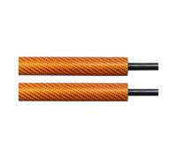 ZCera Muelle neumático Maletero para Serie 3 E90 Sedán 2007-2013 con Resorte Amortiguador Portón Trasero con Soporte Elevación Gas para Maletero Resorte de Gas Maletero(Orange Carbon Fiber)