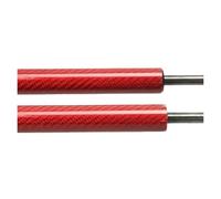 ZCera Muelle neumático Maletero Soportes Elevación para Portón Trasero 23,11 Pulgadas para Nissan 240SX para Pathfinder para Terrano WD21 SUV 1989-1990 Resorte de Gas Maletero(Red Carbon Fiber)