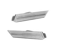 ZCera Piloto Trasero Para Chevrolet Para Camaro 2010-2015 Carcasas Cubierta Luz Marcador Lateral Parachoques Delantero/trasero Coche Sin Bombilla/enchufe Coche Luz Trasera(Clear Front)