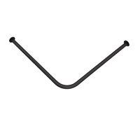 ZCFXIFGF Barra De Cortina para Probador, Estante De Anillo En Forma De U, Cortina De Guardarropa, Vestuario Montado En La Pared, para Tienda De Ropa, Tienda De Vestidos De Novia (Color: Negro, Tamaño