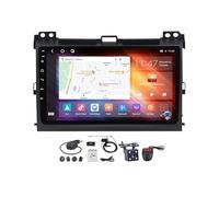 ZCHBSM Android 12 Navegación en el tablero para T-oyota Land Cruiser Prado 120 3 2002-2009 Radio estéreo para automóvil con pantalla de 9 "Bluetooth 5.0 con CarPlay Android Auto SWC Radio FM AM 4G 5G