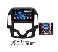 ZCHBSM Radio pantalla táctil de 9" y doble DIN para coche Hyund-ai i30 1 FD 2007-2012 CarPlay Android Auto BT Android 13 estéreo para coche GPS cámara de marcha atrás radio FM troles en el volante (B