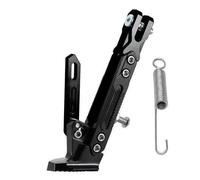 ZCHQF Caballete Lateral de Motocicleta para Aprilia Tuono V4 Street Bike, Regolabile Antideslizante Supporto Caballete, Moto Modificación Parcheggio,B