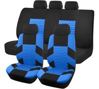 ZCHQF Coche Fundas Asientos para Kia EV6/ EV6 GT/ EV6 GT Line/Forte Federation(BD), Funda Asiento Protección Juegos Cubreasientos Protectores Accesorios,B Blue
