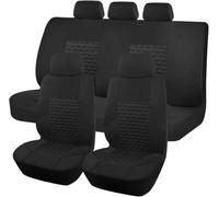 ZCHQF Coche Fundas Asientos para Kia EV6/ EV6 GT/ EV6 GT Line/Forte Federation(BD), Funda Asiento Protección Juegos Cubreasientos Protectores Accesorios,F Black