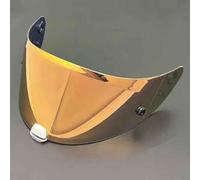 ZCHQF Lente de Visera Casco de Motocicleta para HJC Lens Rpha11 Rpha70 Venom Clown 1/2/3/4, UV Antivaho Visera de Lente Casco Accesorios Cascos de Moto,Normal-Fbronzegold
