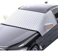 ZCHQF Protector Parabrisas Coche para Jeep Gladiator JL 2020-2023, Protector Hielo Parabrisas Cubierta de Parabrisas, Funda Plegable Parabrisa Delantero,L 175 * 115 cm
