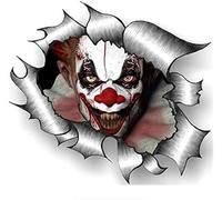 ZCHZCS Pegatina De Automóvil 16 Cm X 14 Cm Monstruo Divertido En El Agujero De Bala Pegatina del Automóvil Automóviles Motocicletas Accesorios Exteriores Calcomanías De Vinilo