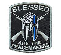 Zcketo God Blessed are The Peacemakers - Parche para gorras, bolsos, mochilas, hombros de ropa, chaleco