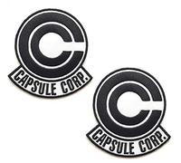 Zcketo Paquete de 2 parches con cierre de para gorras, bolsos, chaquetas, mochilas, ropa, chalecos, uniformes, cosplay, 10 x 10 cm