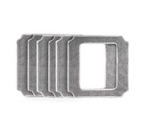 ZCMFXORNT Trapeadores De Limpieza Compatibles con El Robot Limpiacristales ABIR WD8. Trapos Lavables Reutilizables For Limpiar Cristales Y Repuestos. 6, 12 Y 18 Piezas.(6pcs)