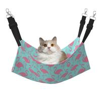 Zcmkjlg Hamaca de flamenco rosa para mascotas, para gatos, hurones, cama suave, adecuada para mascotas, cobayas, hámster, gatito
