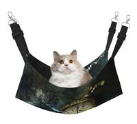 Zcmkjlg Reloj de mariposa para mascotas, hamaca para gatos, hurón, cama suave, adecuada para mascotas, conejillo de indias, hámster, gatito