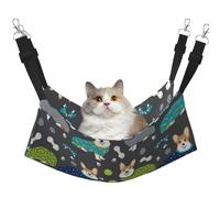 Zcmkjlg Ropa Corgi para perros, hamaca para mascotas, gatos, hurones, cama suave, adecuada para mascotas, cobayas, hámster, gatito
