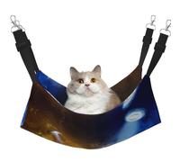 Zcmkjlg Space Galaxy - Hamaca para mascotas, gatos, hurones, cama suave, adecuada para mascotas, conejillo de indias, hámster, gatito