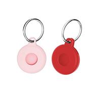 Zcooooool 2 uds Funda airtag Protectora de Silicona Gruesa para Apple Airtags, Llavero Airtag, Airtag Llavero