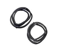 ZCPOPKNHNZ 2 Piezas Para Jeep Para Wrangler JK 2007-2018 Burlete Para Puerta Delantera De Impermeable Resistente Al Viento Goma Accesorio Coche 55395274AW