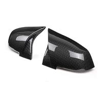 ZCPOPKNHNZ 2 Piezas Para Serie 1 3 4 X Serie-M 220i 328i 420i F20 F21 F22 F23 F30 F32 F33 F36 X1 Cubierta De Espejo Retrovisor Carbono Negro(Patrón de fibra de carbono)