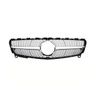 ZCPOPKNHNZ Estilo Diamante Paragolpes Delantero Rejilla Del Radiador Para Mercedes Para Benz A Class W176 A35 A180 A200 A250 A260 2016-2018(Plata)
