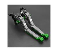 ZCPOPKNHNZ Palanca De Embrague Freno Extensible Ajustable Y Plegable Para Motocicleta Para Kawasaki Para Versys650 2006 2007 2008(Gray Green)