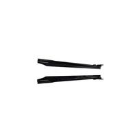 ZCPOPKNHNZ para M2 G87 2023-2025 Faldones Laterales con Alerón De Extensión Divisores Protección Imitación Fibra Carbono Negro Brillante(Negro Brillante)