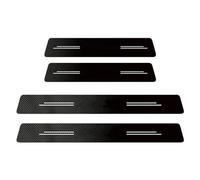 ZCPOPKNHNZ para Mazda para CX-30 Protector De Umbral Puerta del Coche Estribo Tapacubos Protección Trasera Paragolpes Maletero(4 Piezas de umbral de Puerta)