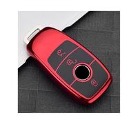 ZCPOPKNHNZ Para Mercedes Para Benz A C E S G GLS CLA Clase W213 W177 W205 W222 X167 AMG Funda Para Llave De Coche Estuche Accesorios(ROJO)