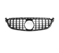 ZCPOPKNHNZ Para Mercedes Para Benz C Clase W205 C63 C63S 2015-2018 AMG GT R Style Rejilla Delantera Superior Paragolpes Capó Malla(NEGRO)