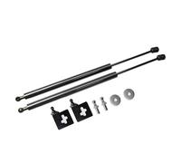 ZCPOPKNHNZ Para Nissan para Pathfinder para Terrano R50 1995-2005 Capó Delantero Modificar Puntales Gas Soporte Elevación Pistón Choque(Black Carbon Fiber)