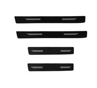 ZCPOPKNHNZ para Opel para Corsa Placa Protectora De Umbral Puerta Protector Soglia Tablero Entrada Cubrepedal Paragolpes del Maletero(4 Piezas de umbral de Puerta)