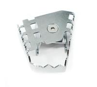 ZCPOPKNHNZ Para Tiger 900 Pro LOW 2021 2022 2023 Extensión Pedal De Freno Trasero Moto(Plata)