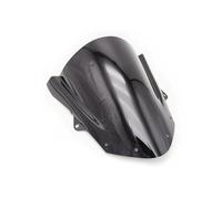ZCPOPKNHNZ Parabrisas Spoiler Negro Transparente para ZX6R ZX 6R 636 2009 2010 2011 2012 2013 2014 2015 2016 Deflectore De Viento(Negro)