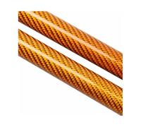 ZCPOPKNHNZ Puntales De Capó Soporte Elevación Delantero Amortiguador Choques Pistones Varilla Cilindros para Jeep para Wrangler JL 2018-2025(Orange Carbon Fiber)