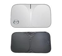 ZCQZSD Coche Parasol Parabrisas Delantero para Mazda CX-60 2022-2025,Plegable Portátil Automóvil Interior Protección Solar Cubierta con Emblema Mantiene el Coche Más Fresco Accesorios,C