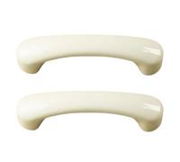 zcru004 Cerámica Tiradores para Muebles Maniglia per Porta Cabinet Maniglia Tiradores para Armario Pomos Perilla Picaportes 2 Piezas (White)