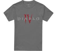 ZCSDWC Diablo IV Logo Mens T Shirt, Light Graphite(Medium)