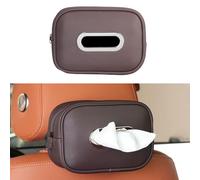 ZcsfcpA Portapañuelos para Coche,Dispensador de toallitas húmedas para Coche,Accesorios de Almacenamiento para Coche,para Alfa Romeo Giulietta Mito 159 GTA,Brown