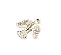 ZCSJD 10/20/30pcs 6-17mm Colgantes con Nota Musical, Colgantes de Aleación de Strass de Cristal para Suministros para la Creación de Joyas, Accesorios Artesanales DIY para Pulseras