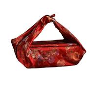ZCSJD Juego de 4 paños de envoltura Furoshiki reutilizables de 80/90 cm para decoración china roja pequeña japonesa para envolver regalos, bufanda cuadrada, paño de envoltura Bento