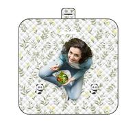 ZCSXK Manta de Picnic Grande - Manta de Picnic Viaje | Alfombra con Diseño Animales Encantadora 150x198 cm Resistente a la para Juego Bebés Playa Parque Dormitorio Vacaciones Sofá