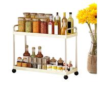 ZCSXK Organizador para Encimera De Baño,Soporte para Botellas De De 2 Niveles | Organizador De Tocador Grande Y Ahorrador De Espacio para Estación De Maquillaje, Encimera, Debajo del Lavabo Y Armario