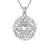 ZCVFROY Cross Evil Eye Hebrew Chai Moon Sun Claddagh Anchor Compass Stethoscope Tennis Racket Ballerina Mother Pendant Necklaces Jewellery s for Women Girls