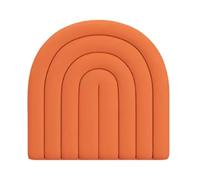 ZCXMNL Acolchado De Pared Anticolisión 3D For Niños, Paneles De Pared De Bolsa Suave Autoadhesiva DIY De 3 Cm De Espesor, Pegatinas De Pared Impermeables De PU, Fácil De Instalar(Orange)