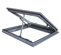 ZCXMNL Claraboyas For Techo De Solárium, Claraboya con Elevador Gas, Vidrio Templado Doble Acristalamiento, Apertura Eléctrica Control Remoto(L80xW95cm)