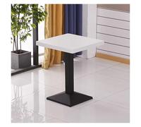 ZCXMNL Mesa de Centro Cuadrada for 2-4 Personas, mesas negociación Comedor Madera, for Bar exposición Informal, recepción, Tienda, té con Leche(A,60x60x75cm)