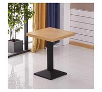 ZCXMNL Mesa de Centro Cuadrada for 2-4 Personas, mesas negociación Comedor Madera, for Bar exposición Informal, recepción, Tienda, té con Leche(C,60x60x75cm)